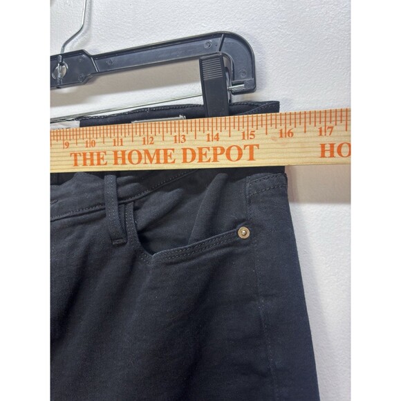 FRAME DENIM BLACK JEANS WOMEN ULTRA HIGH RISE SKINNY Cotton Blend Sz 32 - Picture 6 of 13